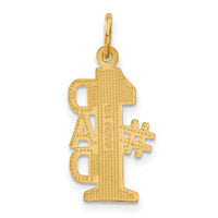 14k #1 DAD Charm-C1071