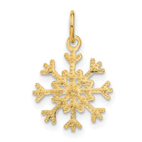 14k Snowflake Charm-C1076