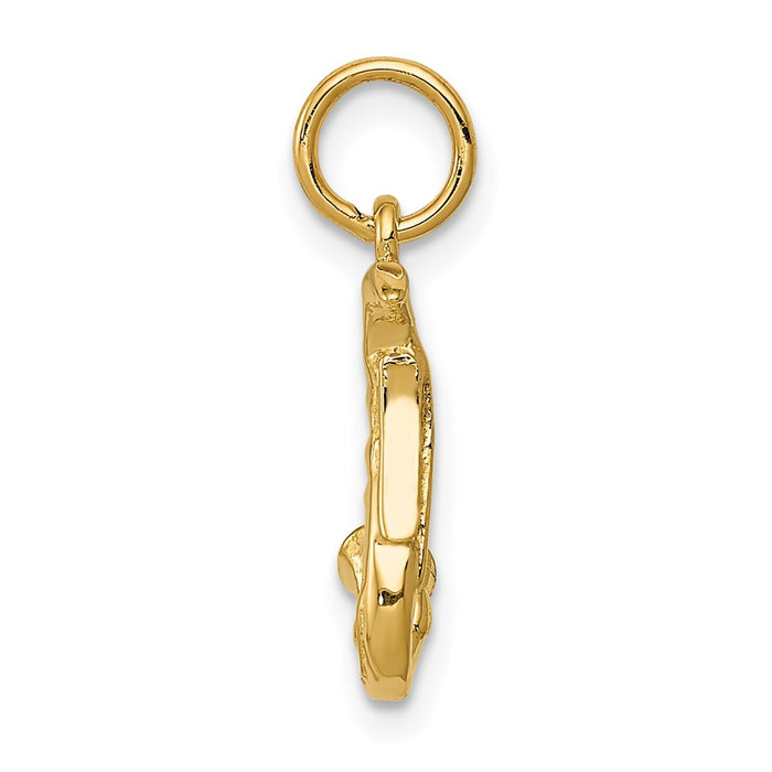 14k 3-D Saxophone Charm-C1090