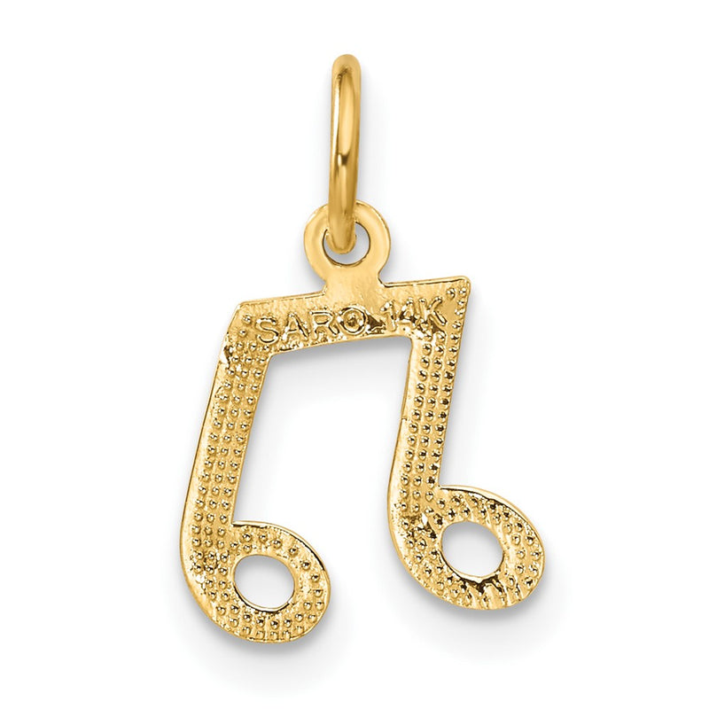 14K Musical Notes Charm-C1094