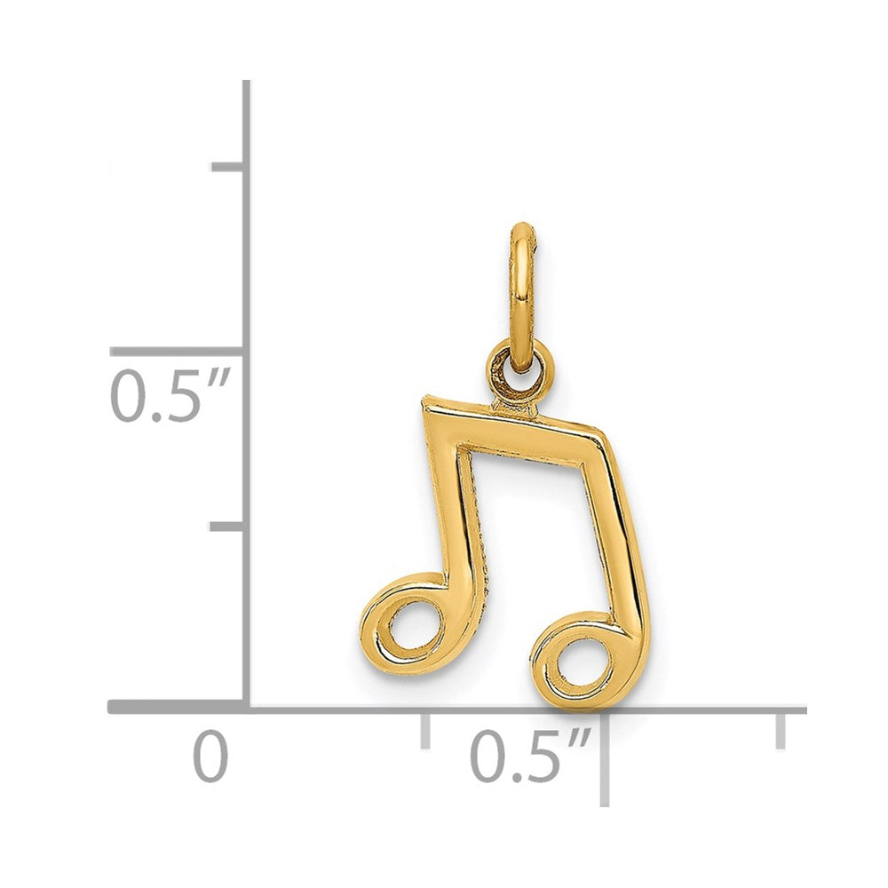 14K Musical Notes Charm-C1094