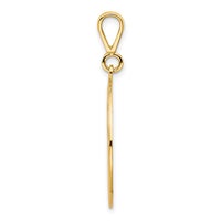 14k Polished & Textured Large Masonic Symbol Pendant-C1097