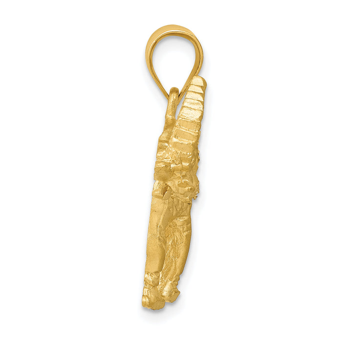 14k Elephant Pendant-C112