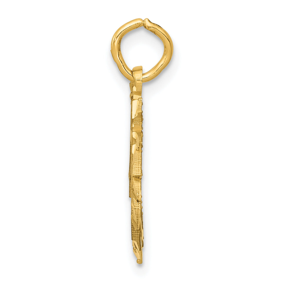 14k Unicorn Head Pendant-C1144