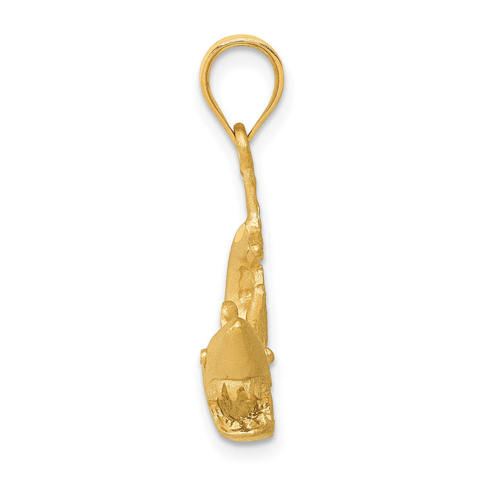 14k Shark Pendant-C116