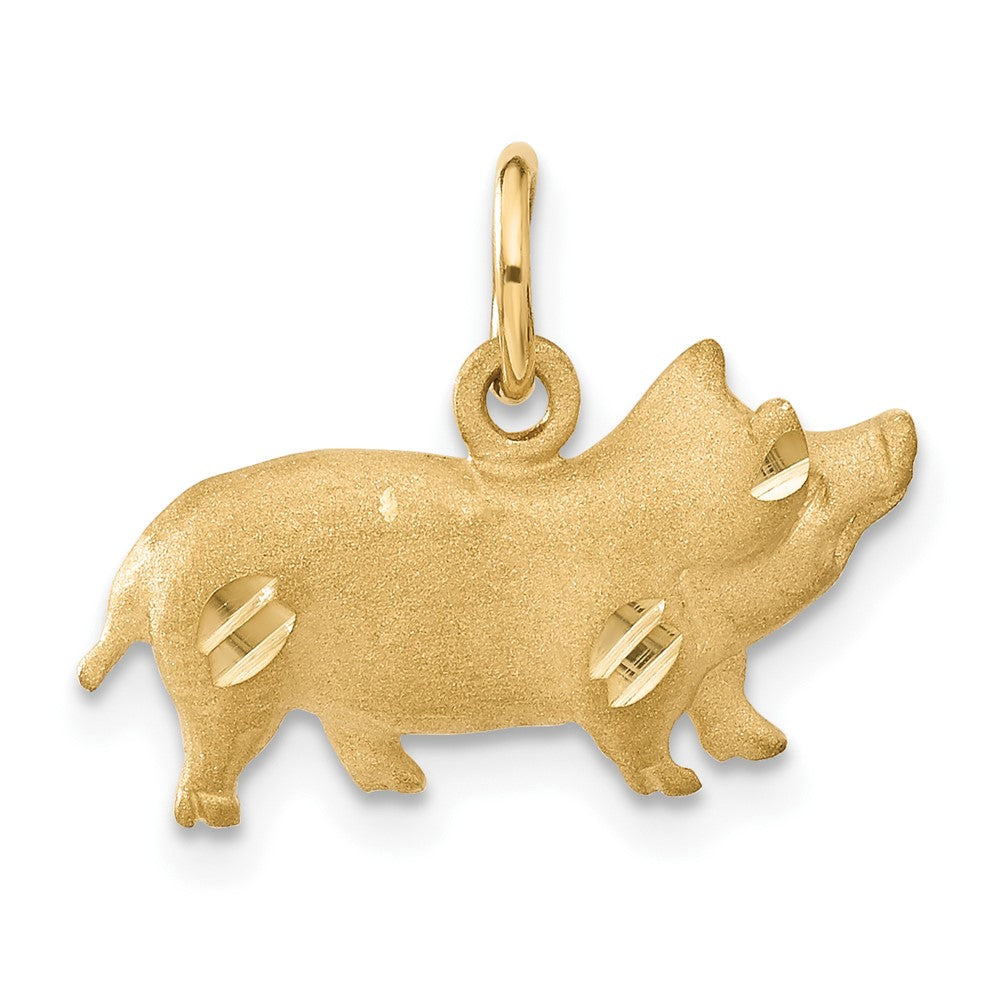 14k Pig Charm-C1160