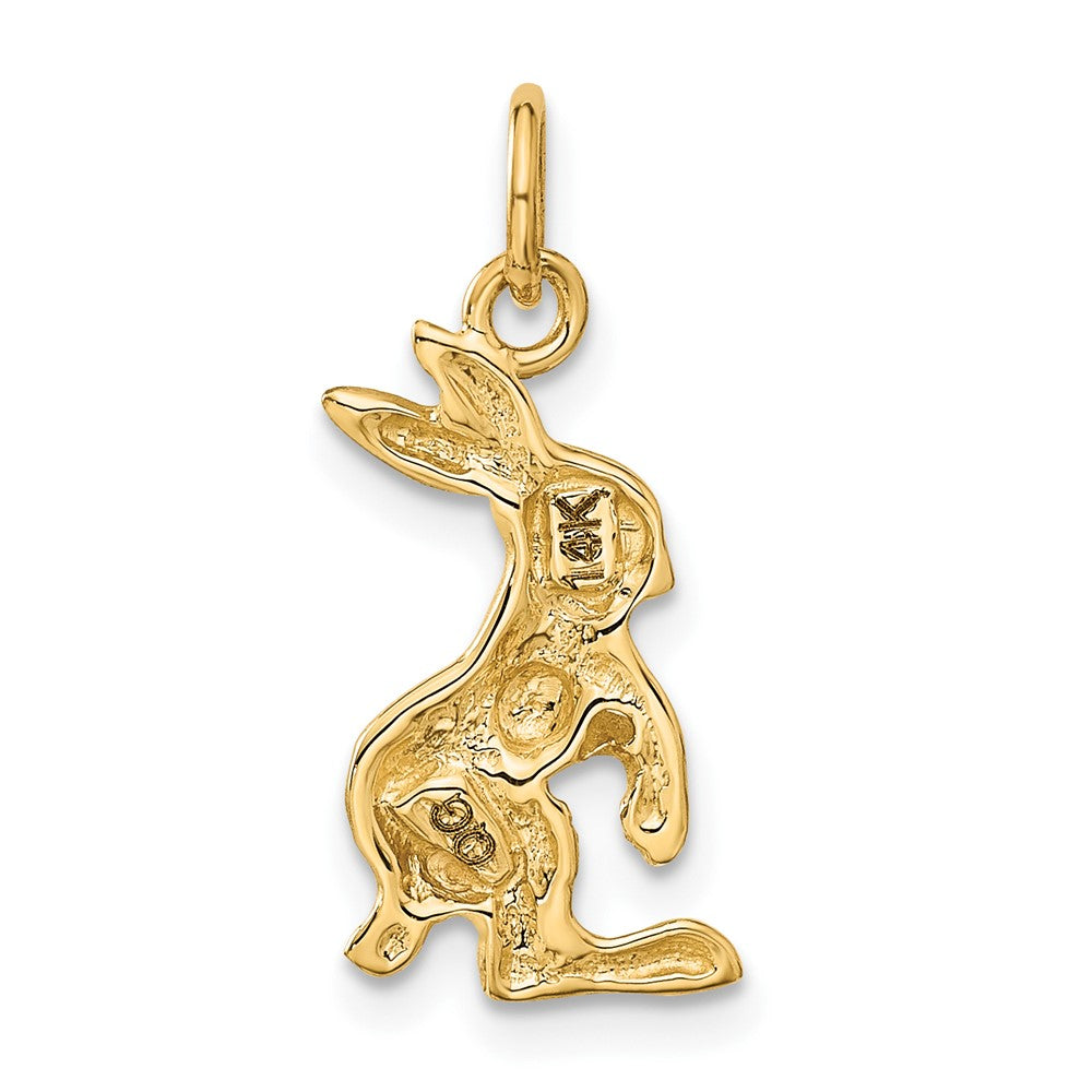 14k Jack Rabbit Charm-C1161