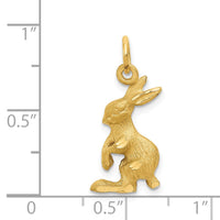 14k Jack Rabbit Charm-C1161