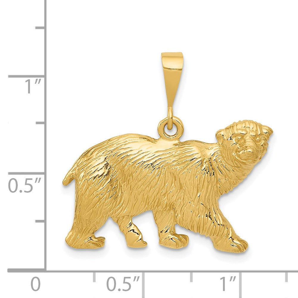 14k Polar Bear Charm-C1164