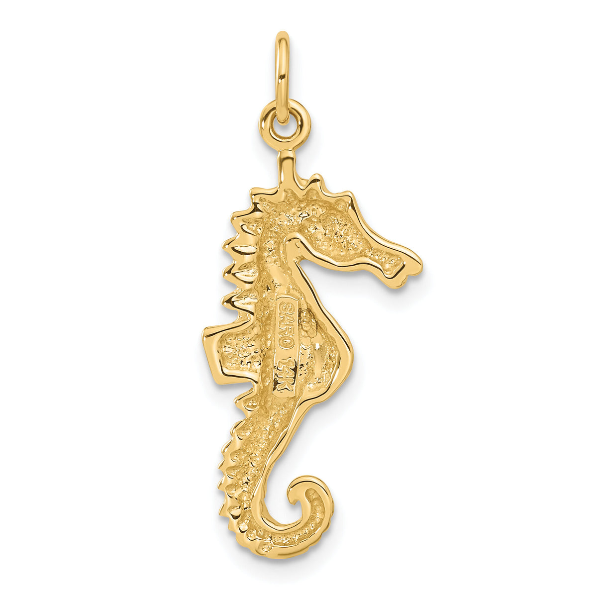 14k Seahorse Charm-C1187