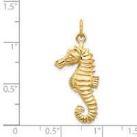 14k Seahorse Charm-C1187