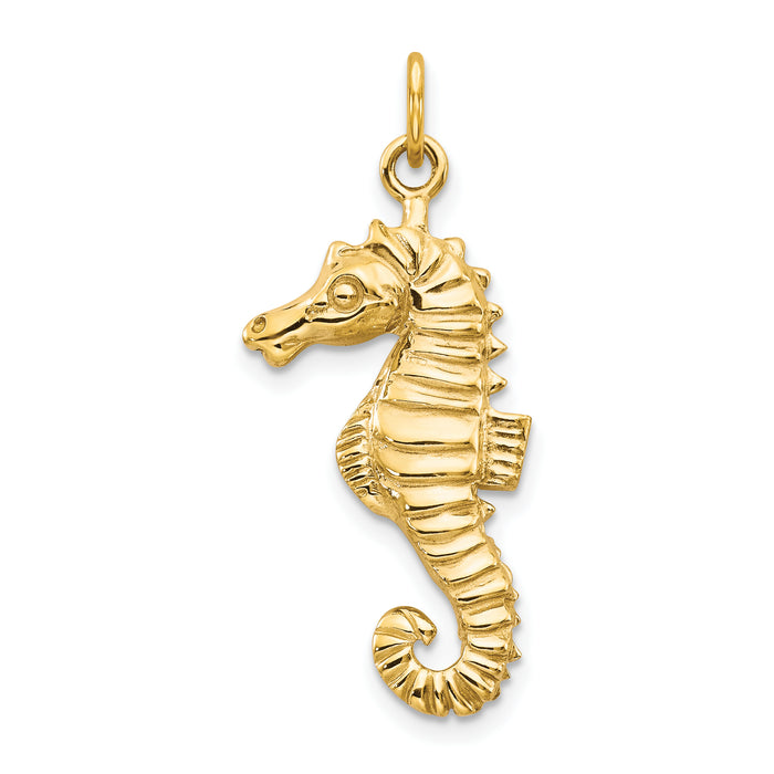 14k Seahorse Charm-C1187