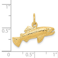 14k Fish Charm-C1192