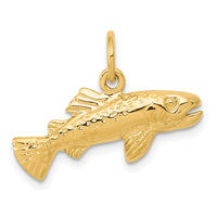 14k Fish Charm-C1192