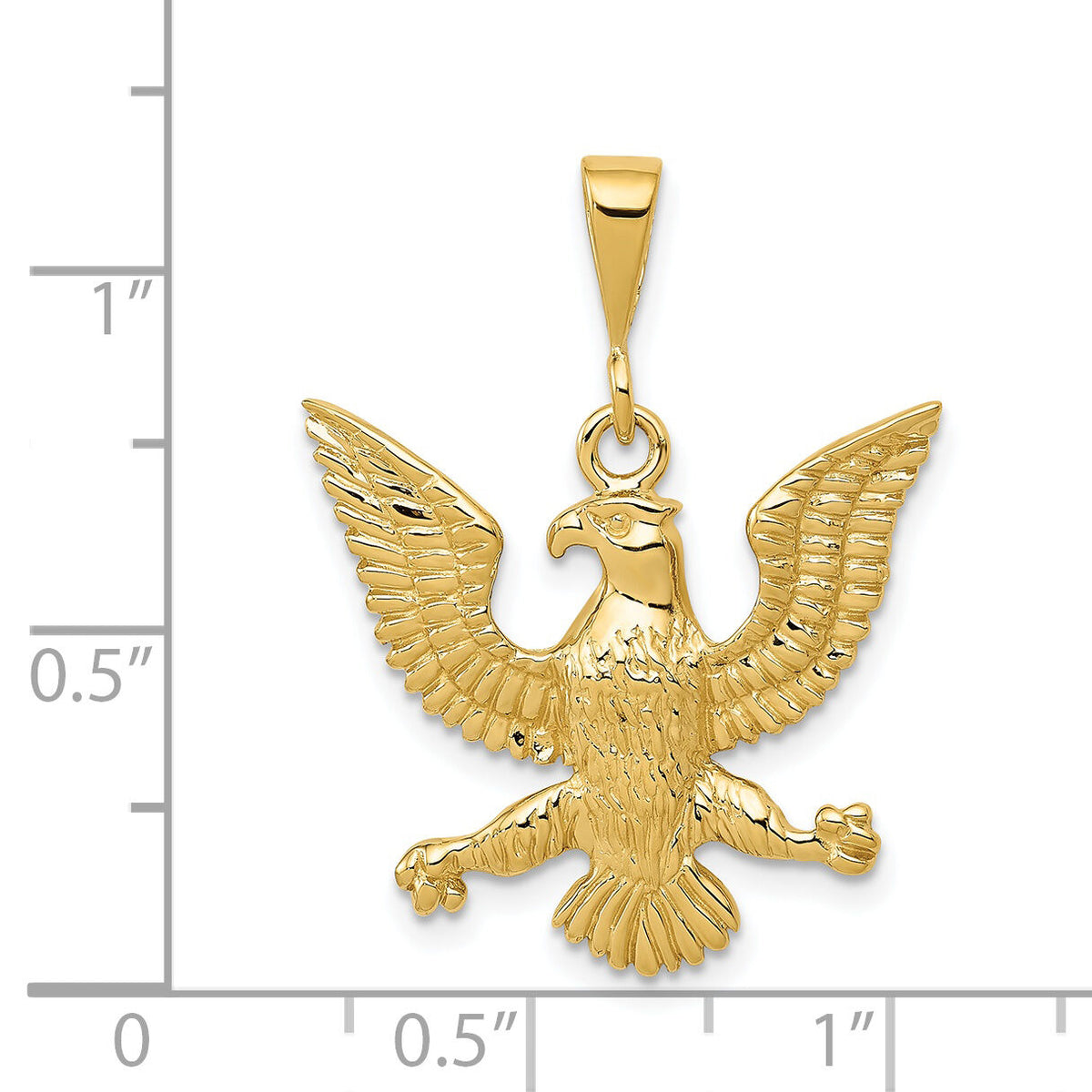 14k Eagle Charm-C1209