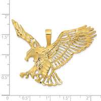 14k Large Eagle Charm-C1216