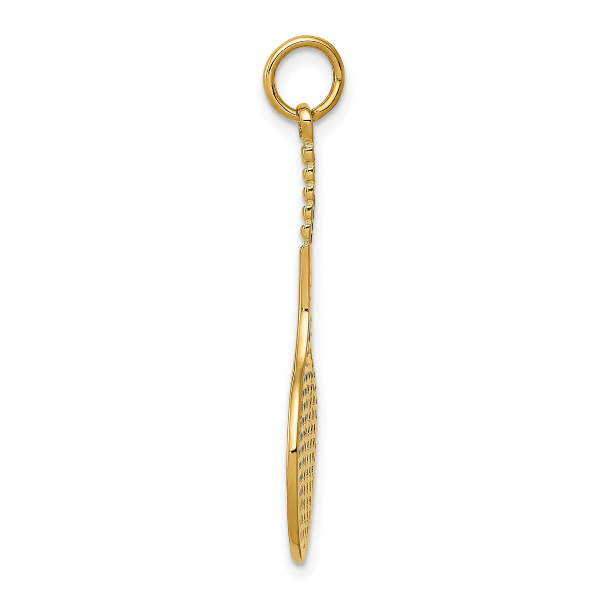 14k Tennis Racquet Charm-C1224