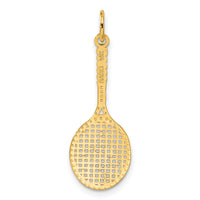 14k Tennis Racquet Charm-C1224