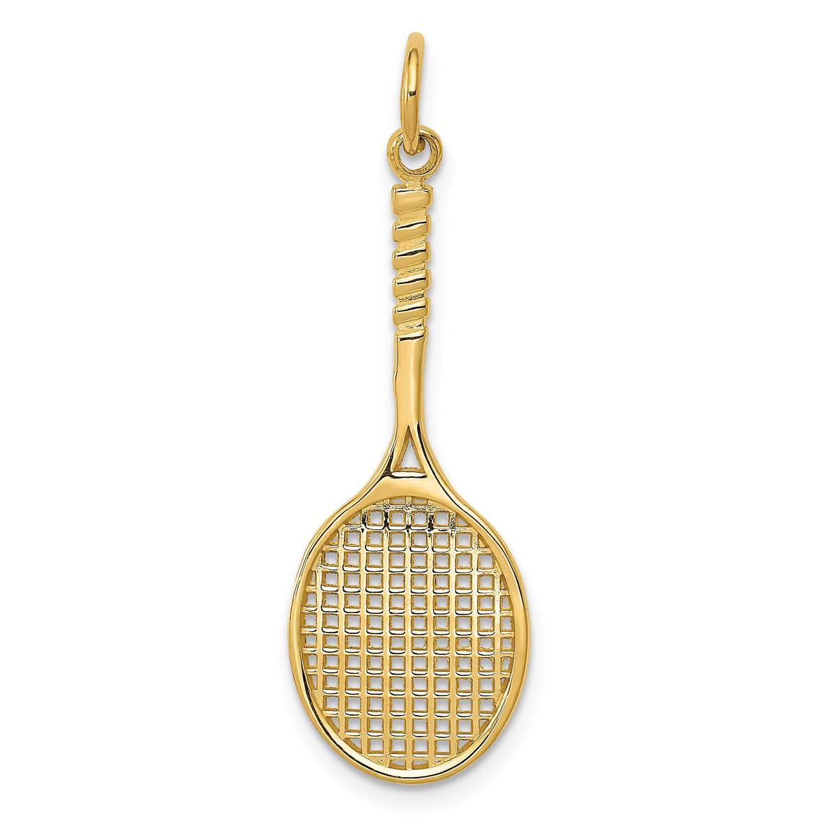 14k Tennis Racquet Charm-C1224