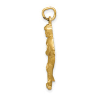 14k Hockey Player Charm-C1228