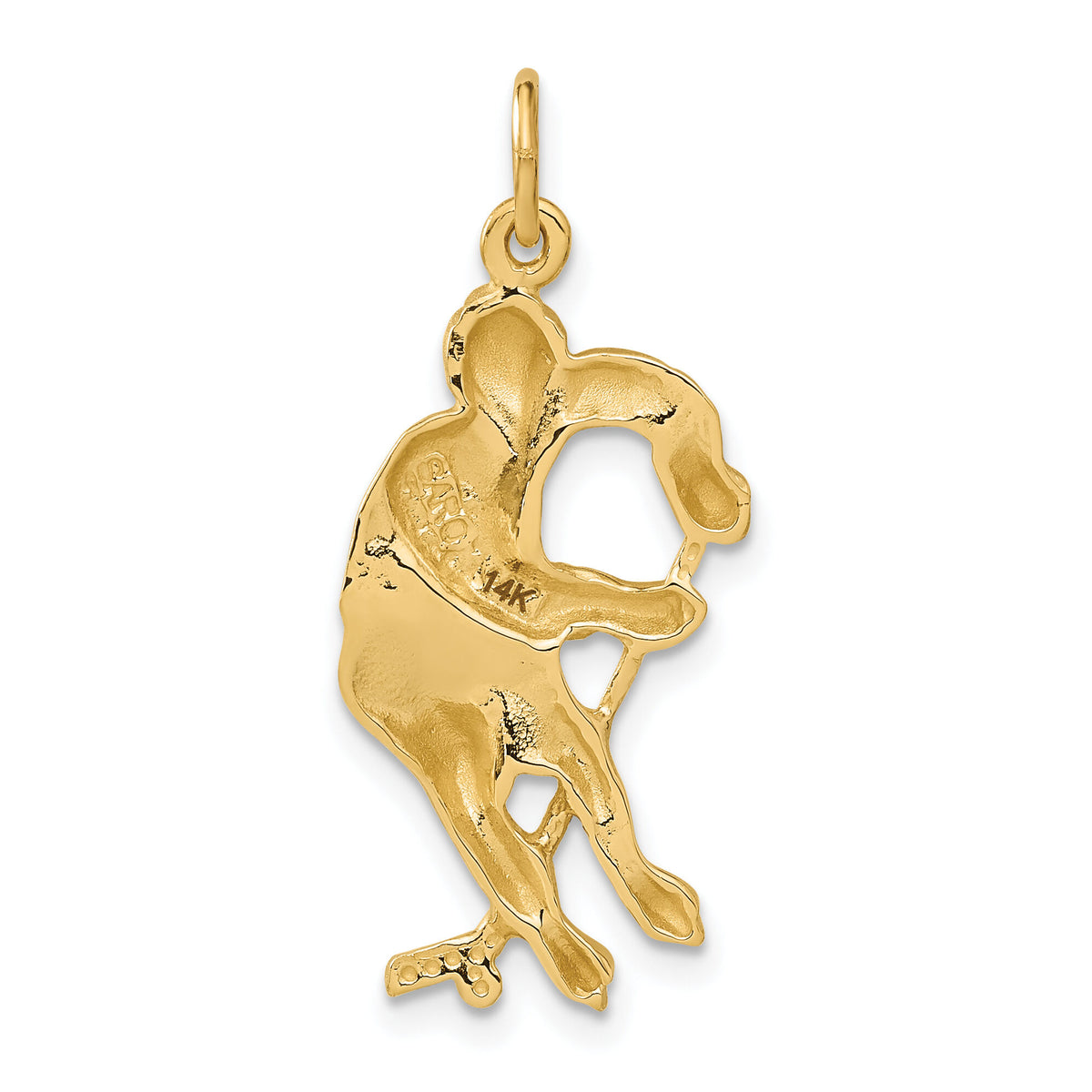 14k Hockey Player Charm-C1228