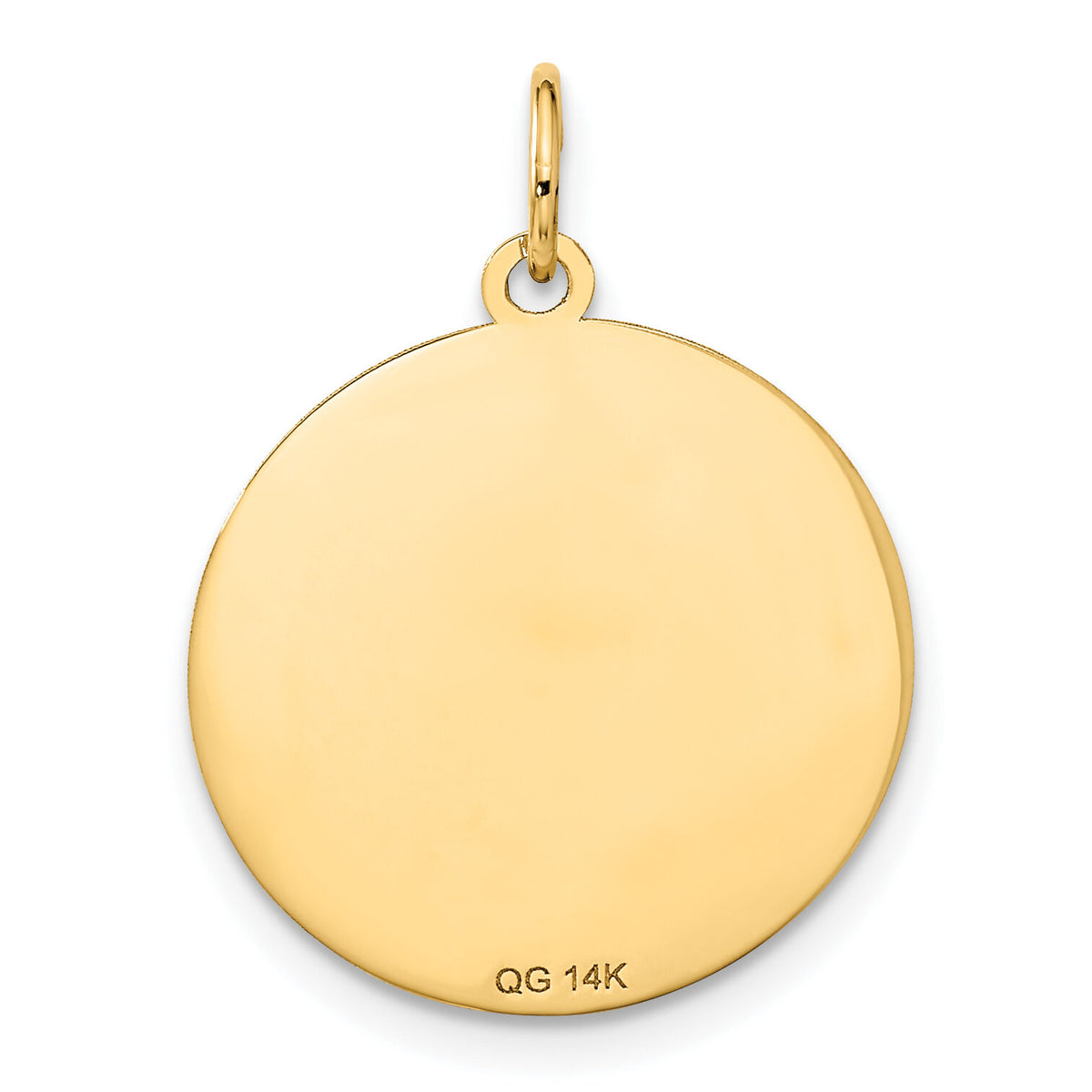14k WRESTLING Disc Charm-C1240