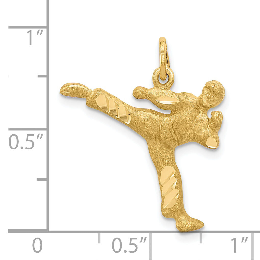14k Male Karate Charm-C1243