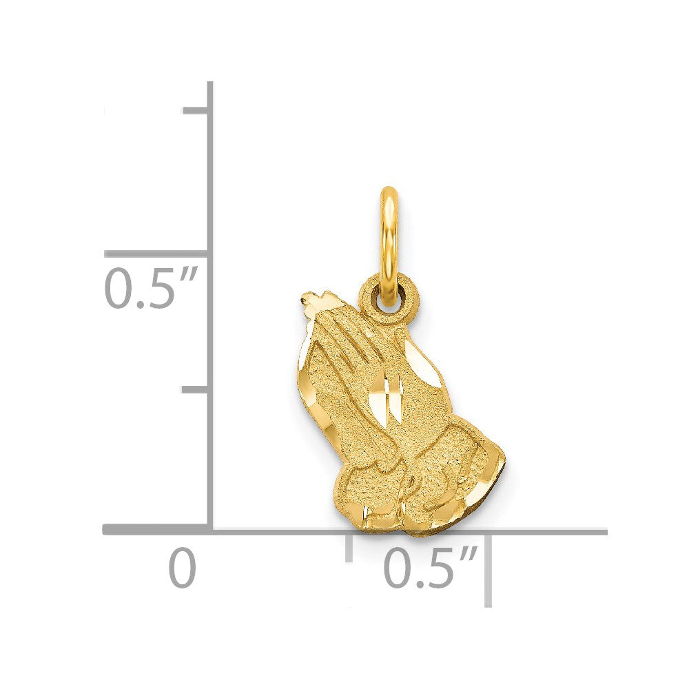 14k Praying Hands Charm-C1304