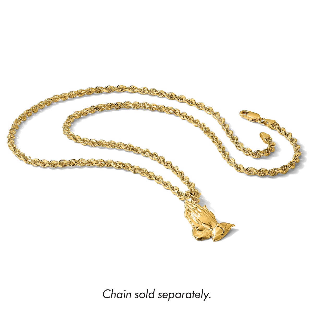14k Praying Hands Pendant-C1305