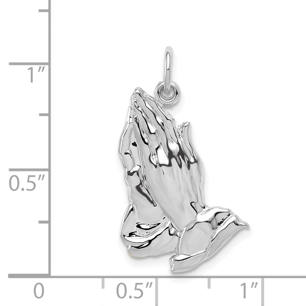 14kw Praying Hands Pendant-C1305W