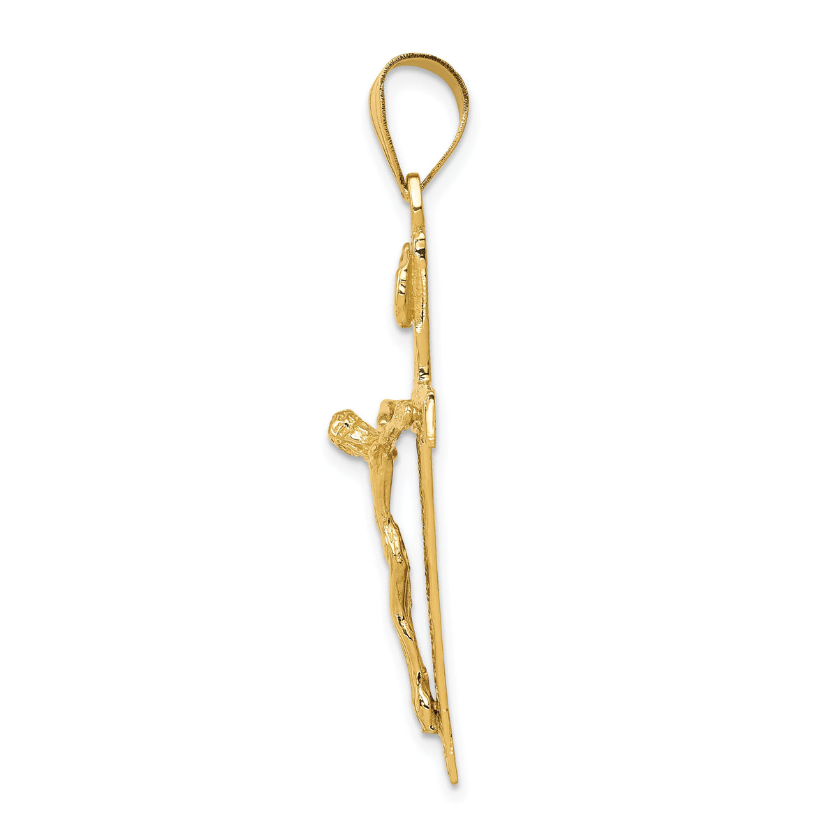 14k INRI Crucifix Pendant-C1346