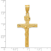 14k INRI Crucifix Pendant-C1346