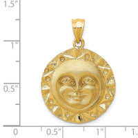 14k Sun Charm-C135