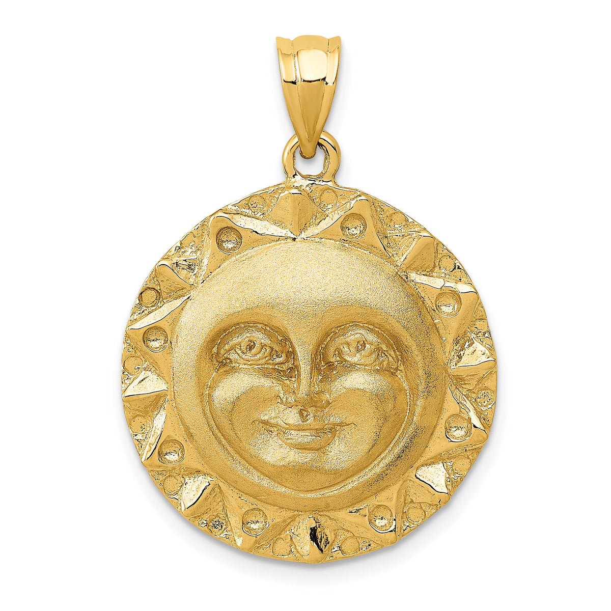14k Sun Charm-C135