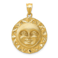 14k Sun Charm-C135