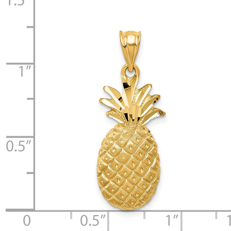 14k Pineapple Charm-C138