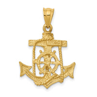 14k Mariners Crucifix Pendant-C139