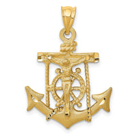 14k Mariners Crucifix Pendant-C141