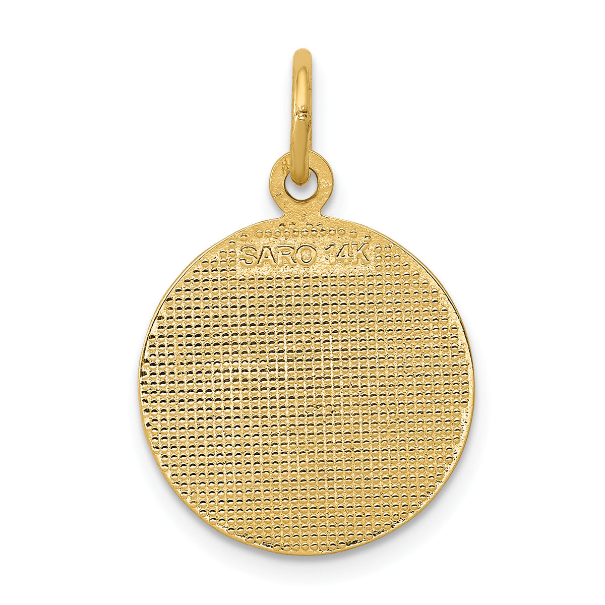 14K Satin and Polished Communion Charm-C1448