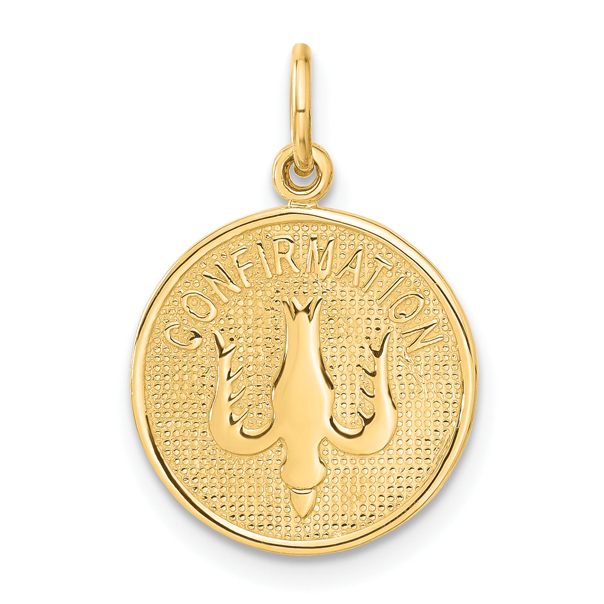 14k Confirmation w/Dove Medal Charm-C1450