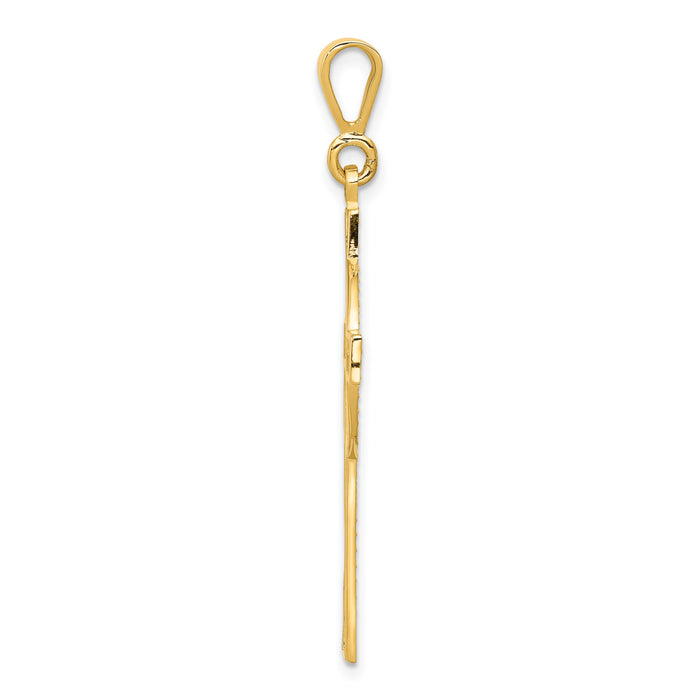 14k Celtic Cross Pendant-C1462