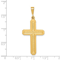 14k Cross Pendant-C1467