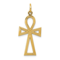 14k Ankh Cross Charm-C1475