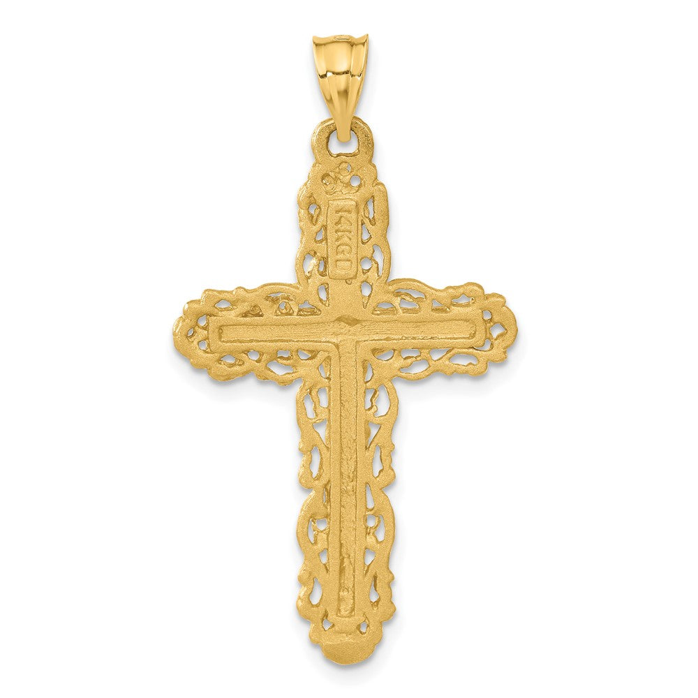 14k Crucifix Charm-C152