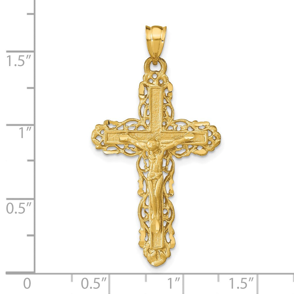 14k Crucifix Charm-C152