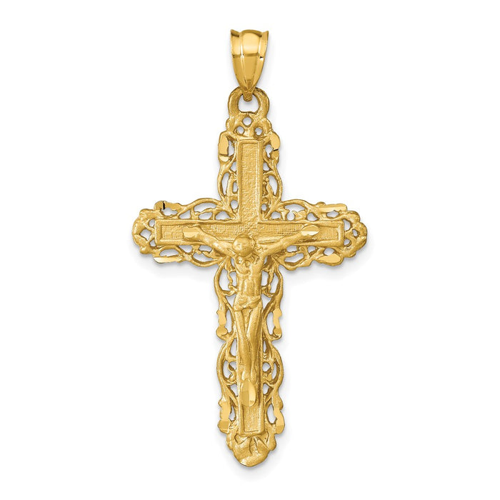 14k Crucifix Charm-C152