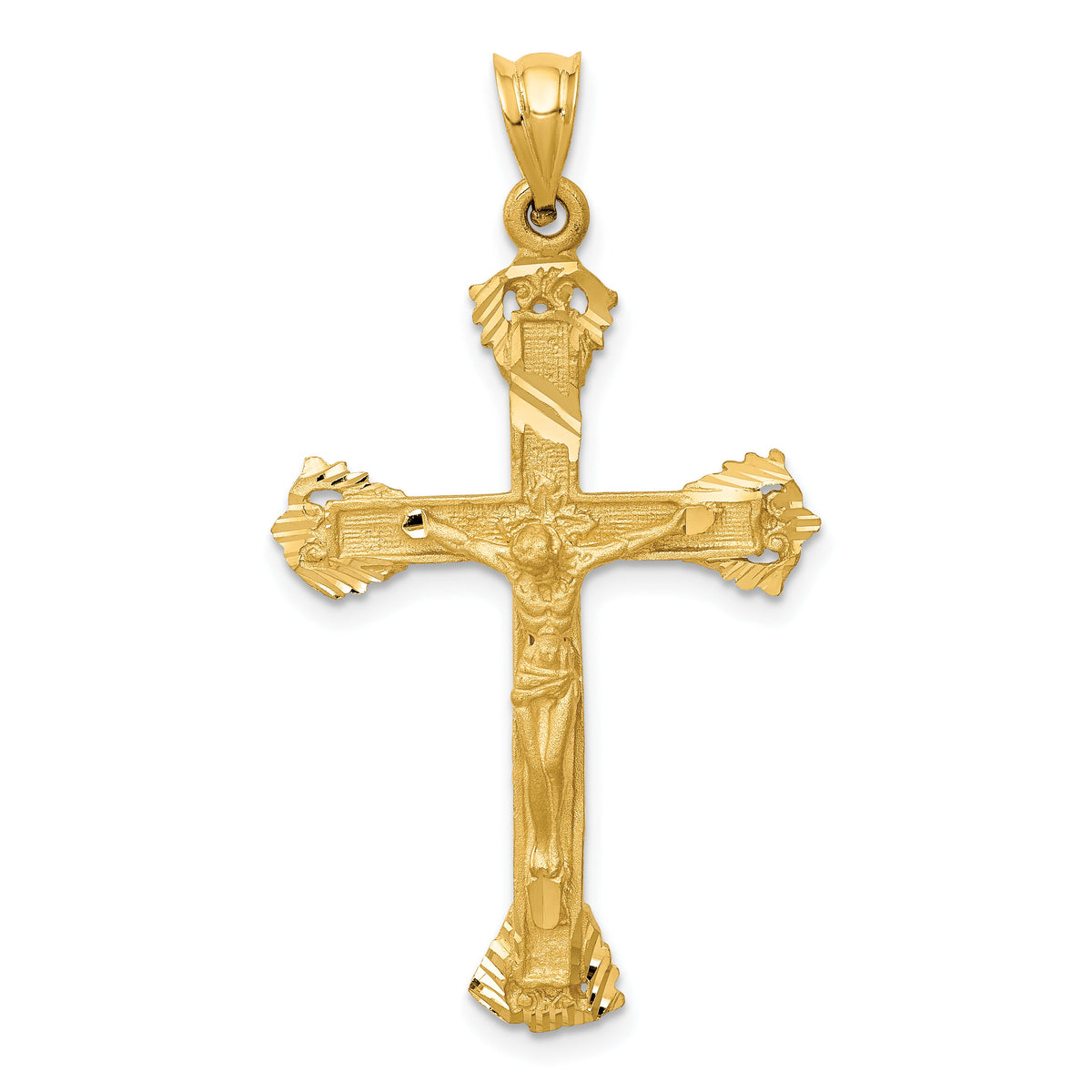 14k Crucifix Charm-C157
