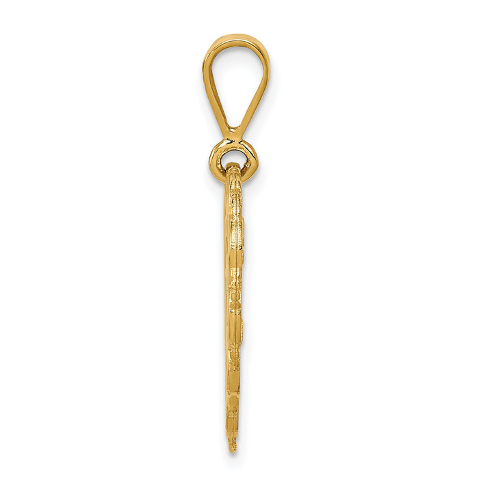 14k Reversible SWEET 16 Charm-C1669