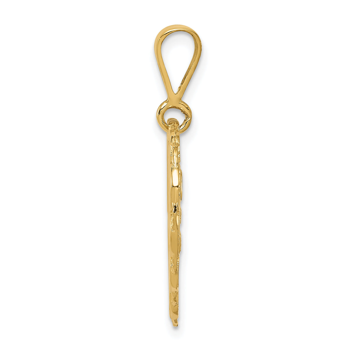 14k Reversible 50th ANNIVERSARY Charm-C1673