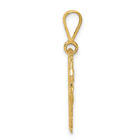 14k Reversible 50th ANNIVERSARY Charm-C1673